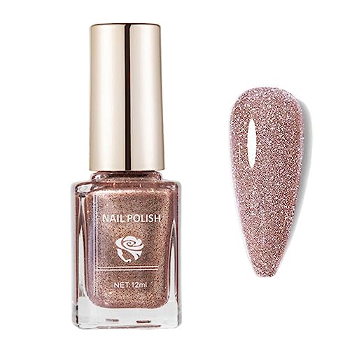 Jelly Nail Polish - Bare Pink Nail Varnish - Translucent Pink Quick Drying & Long Lasting Nail Polish - Water Based Formula & No Need Baking Nail