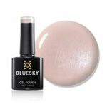 Bluesky Gel Nail Polish, Bare Lingerie 80564, Blush, French, French Manicure, Pale, Pink Long Lasting, Chip Resistant, 10 ml (Requires Drying Und