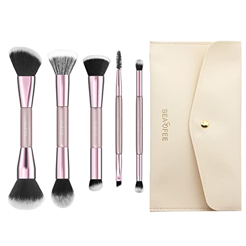Blusher Brush Powder Brush, Bronzer Brush kabuki makeup brushes Blush Blusher Brush,Flawless Blending Of Powder Cosmetics for Foundation,Powder,H