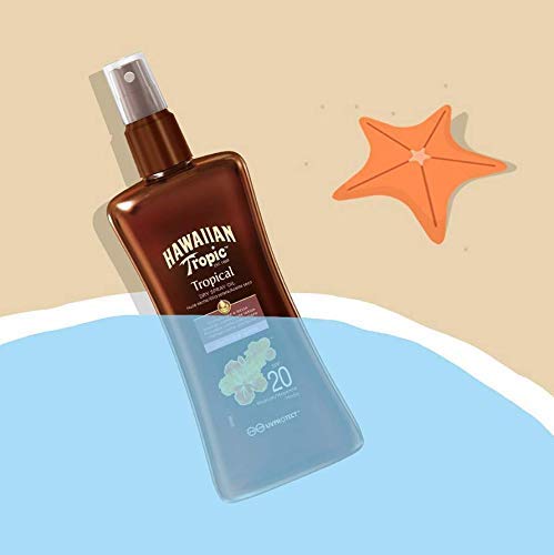 Hawaiian Tropic Protective Dry Spray Oil Coconut & Guava SPF20, 3units, 200ml