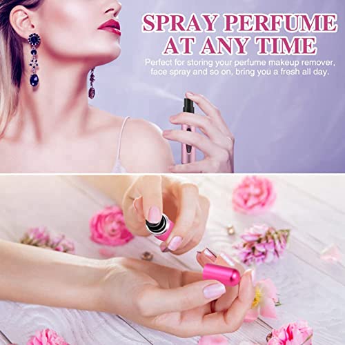 Fashion Base Portable Mini Refillable Perfume Atomizer Refillable Perfume Bottles Empty Small Spray Bottles, Scent Pump Case, Perfume Atomizer Re