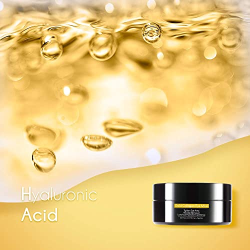 Gold Under Eye Mask Isdream Anti Aging Anti Wrinkle Under Eye Gel Pads Collagen Eye Mask for Dark Circles Under Eye Bags Removal with Hyaluronic