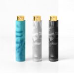 NC 10ml Perfume Atomizer [3 Pack] Refillable Aluminum Perfume Atomizer Rotating with Hidden Top Spray Bottle Pocket Atomizer Marble Sprayer with