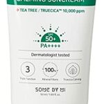 Somebymi Truecica Mineral 100 Calming Suncream SPF50+ PA++++ (50ml) BTOB Mild Sun Block Sunscreen Cream True Cica, Somebymi
