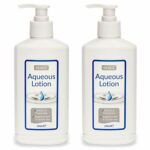 2 x Nuage Moisturising Aqueous Cream Lotion Pump Dispenser 250ml
