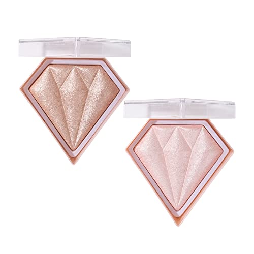 Powder Highlighters Makeup,Highly pigmented Powder Highlighter,Bronzer and Highlighter Palette,Highlighting Powder for a Radiant Finish,Silky and
