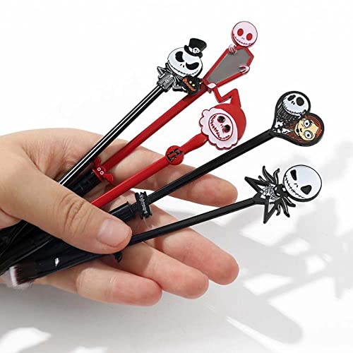 COSHINE The Nightmare Before Christmas Makeup Brushes, Coshine 5pcs Corpse Bride Anime Makeup Brush Set