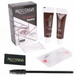 Lash Tint Black Kit - 2 in 1 Eyelash & Eyebrow Dye Set - Volume Lashes and Full Brows Last Up to 4 weeks - Suitable for Home Use with All Tools (