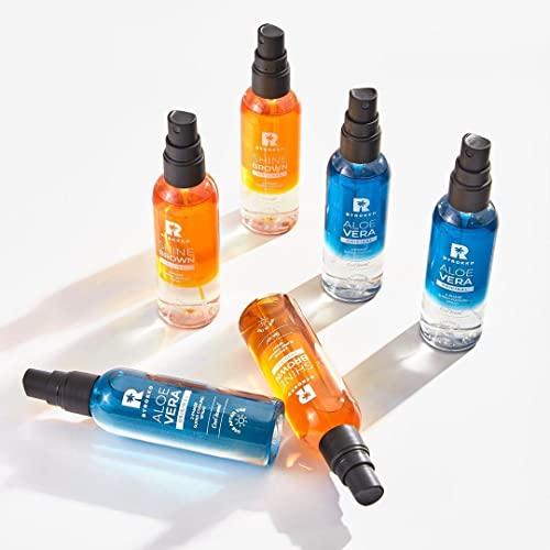 BYROKKO Aloe Vera 2-Phase Soothing & Cooling Mist with Hyaluronic acid & 2-Phase Shine Brown Tanning Spray Oil with Hyaluronic acid | for Sunbath