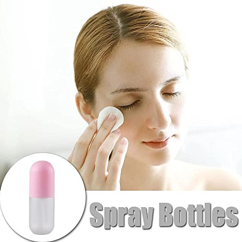 NA 3 Pcs 40ml Small Spray Bottle Mini Water Perfume Travel Atomiser Bottle Set Plastic Fine Mist Refillable Liquid Bottles for Make-up Cosmetic H