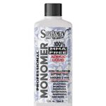 Acrylic Liquid Monomer Ultra Adhesive Non-Yellowing Formula, MMA Free Salon Nails (50ML)