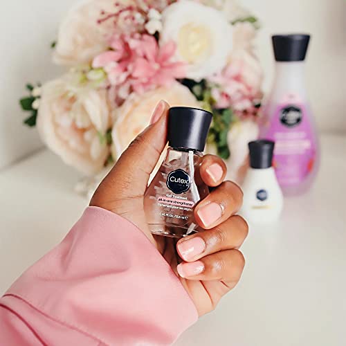 Cutex All-In-One Nail Strengthener Treatment, Base & Top Coat (13.6ml) for Weak & Damaged Nails, Chip Resistant, Dermatologist Tested