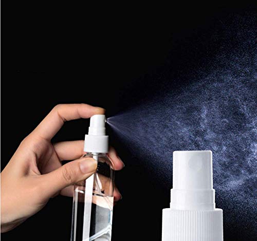 LU2000 Mist Spray 50ml Bottle Atomiser for Alcohol, Disinfectants Water, Fragrance, Perfume, 1.77 Ounce - Refillable & Reusable Empty Plastic Bot
