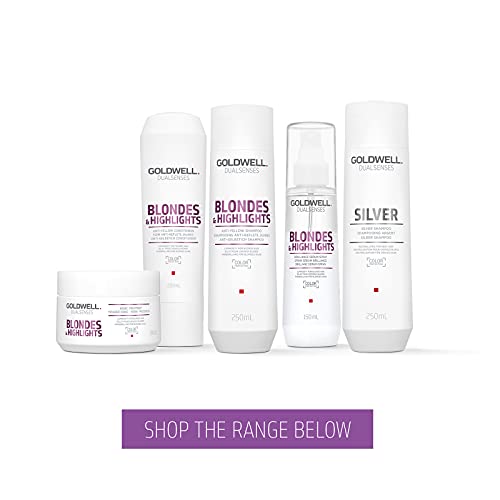 Goldwell Dualsenses Blondes & Highlights, Anti-Yellow Shampoo for Dyed and Natural Hair, 250 ml