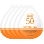 Hocossy Sun Cream Spf 50, Spf Face Moisturiser Waterproof Sunscreen Lotion Oil-Free, Lightweight, for All Skin Types Face & Body Travel Size Suns