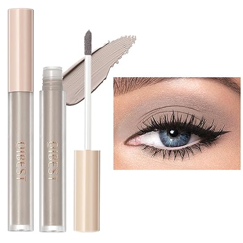 Matte Liquid Eyeshadow Set,8 Colours Smokey Black Nude Eyeshadow Highly Pigmented Long-Lasting Quick-Drying Women Eye Shadow Make Up Kits Gift (S