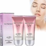 Sun Treatment Uv Spf 50 Korean,Sunscreen Cream Uv Isolation Spf 50+,60g Sun Screen Protector for Face and Body,Sunscreen Cream,Sunscreen Isolatio