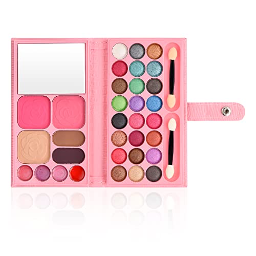 Make Up Palette Eyeshadow Palette Makeup Palette Set Include Eyeshadows, Lipstick, Blush, Eyebrow Powder, Shading Powder, Small Makeup Brushes, M