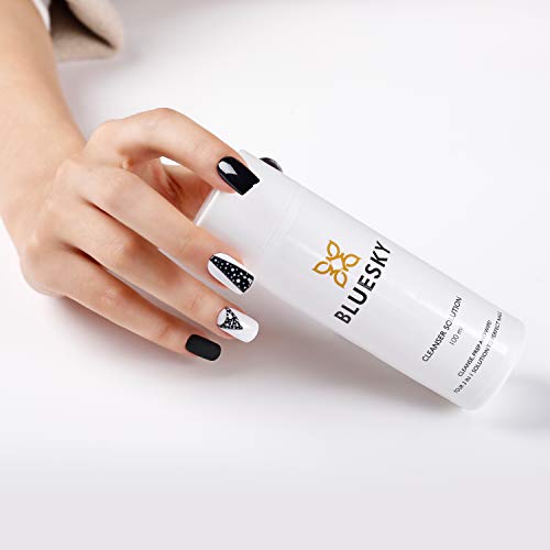 Bluesky Gel Polish Cleanser, Gel Nail Prep Solution, Isopropyl Alcohol Cleaner, Residue Wipe Off Sticky Layer Remover, 250ml