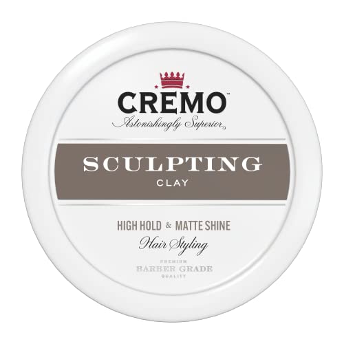 CREMO - Barber Grade Hair Styling Cream For Men | Medium Hold & Medium Shine | 113g