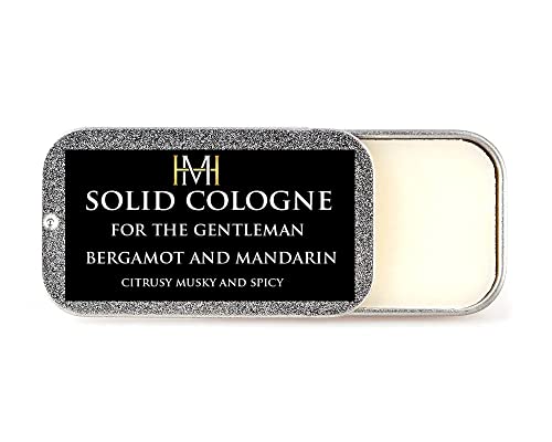 Solid Cologne For Men Sandalwood - Patchouli & Cedarwood After Shave Aftershave balm Smoky and leathery