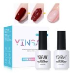YINSAN Gel Nail Polish Remover, 2 Pack Acrylic Nail Gel Remover, Remove Soak-Off Gel Polish Quickly Safely Easily, Non-Irritating, 0.5 fl oz./15m