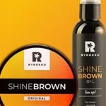 (2 ITEMS) Byrokko Shine Brown Premium Tanning Accelerator CREAM 190ml & Shine Brown Fast Tanning Accelerator Boosting OIL XXL 150ml Sunbed & Outd