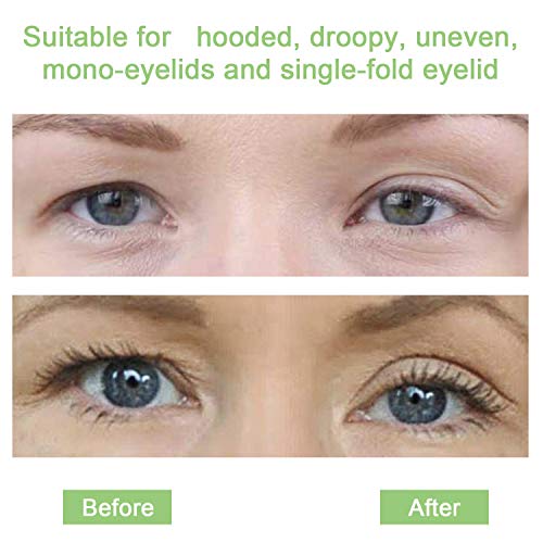 Eyelid Correcting Tape 288 Count, 5MM Eyelid Lifter Strips, Double Eyelid Tape for Heavy Hooded, Droopy Uneven Mono-Eyelids for Dramatic Lift - I