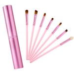 Ouligay 7Pcs Eye Makeup Brush Set Eyeshadow Brush Set Eye Brushes Eyeshadow Brushes Travel Eye Makeup Brushes with Case for Eye Makeup Eyeshadow