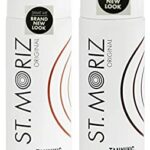 Pack of 2 St Moriz Instant Self Tanning Fake Tan Mousse Medium and Dark 200ml