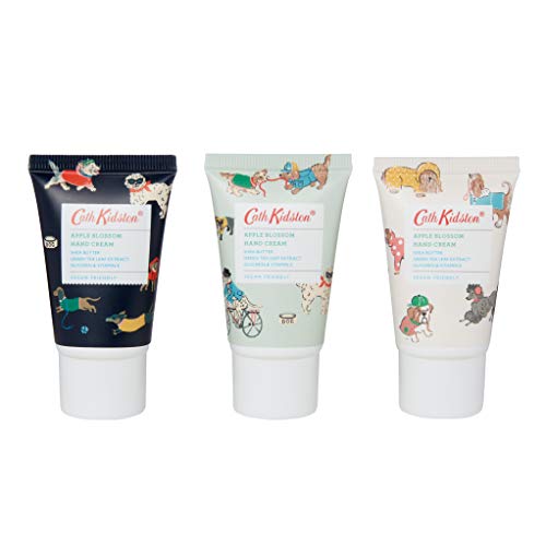 Cath Kidston Park Dogs Hand Cream Trio Gift Set | Enriched With Shea Butter | Cruelty Free & Vegan Friendly | Travel Friendly Sizes | 3 x 30ml