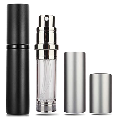 Perfume Atomiser Spray Bottle, Travelofo Mini Perfume Bottles, Travel Perfume Bottle Refillable Spray, 5ml Leak Proof Perfume Dispenser Atomisers