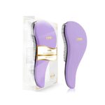 Detangler Hair Brush, Detangling Hairbrush for Women, Girls and Kids – glide the Detangle Brush for Wet, Fine, Curly, Thick and Afro Hair by UVM