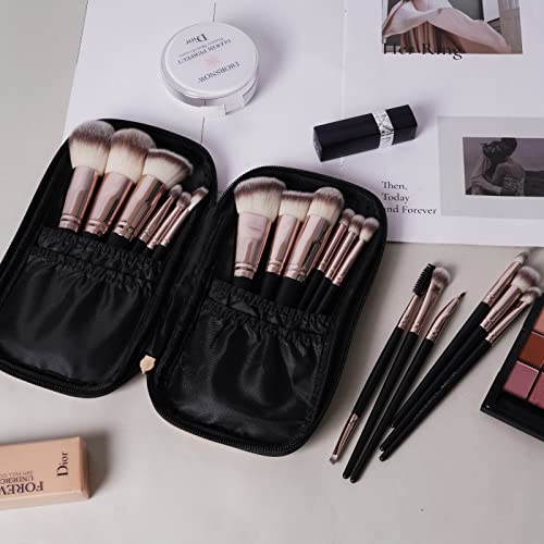 Makeup Brushes MAANGE 18 Pcs Professional Makeup Brush Set Premium Synthetic Face Kabuki Make Up Brushes Foundation Brush Blush Powder Eye Shadow