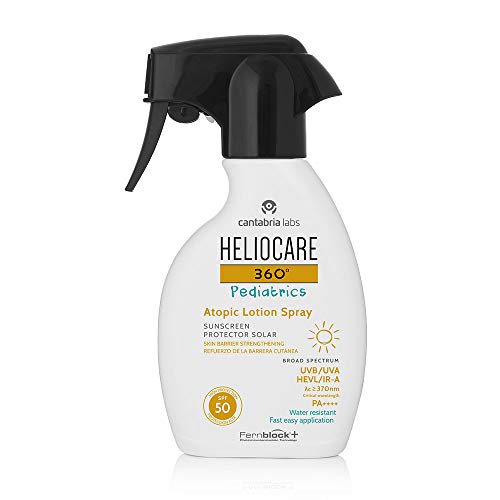 Heliocare 360° Pediatrics Atopic Lotion Spray SPF50 Solare Corpo Bambini, 250ml