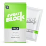 SweatBlock Daily Antiperspirant Face Wipes + Oily Skin Control, Minimize Shine & Protect Makeup