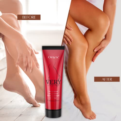 Onyx Very Sexy Legs Sunbed Cream with Bronzer - Tingle Tanning Cream for Legs & Hard-To-Tan Body Parts - Hot Tingling Formula for Women