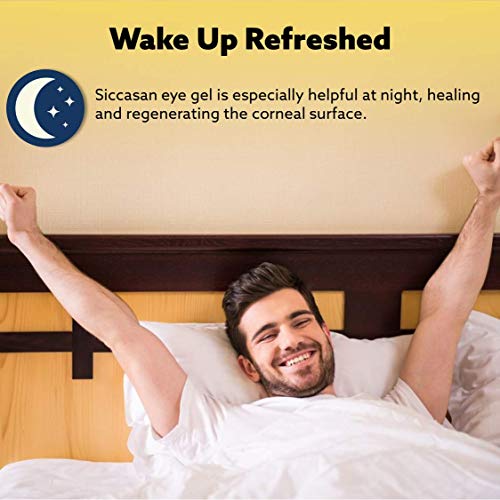 Siccasan Intensive Dry Eye Gel with Carbomer and Dexpanthenol | Corneal Gel & Eye Lubricant | Eye Gel for Dry Eyes| Relief Against Irritated and