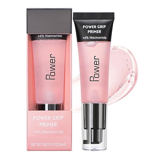 Power Grip Primer - Gel-Based Face Primer - Hydrating Makeup Primer for Face - Gripping Makeup Moisturizing Pores Minimizer - Smoothing, Natural,