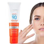 Spf 90 Sun Screen Face Lotion | Natural Broad Spectrum Sun Block | Natural Oil-Free Broad Spectrum Sun Screen Protector | Uva/Uvb Sun Block Lotio