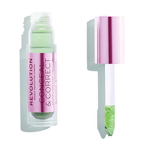 Makeup Revolution, Conceal & Correct, Concealer, Green, 4g