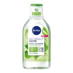 NIVEA Naturally Good Micellar Water (400ml), Natural Micellar Cleansing Water with Aloe Vera Fragrance, Purifying Makeup Remover, Soothing Face W