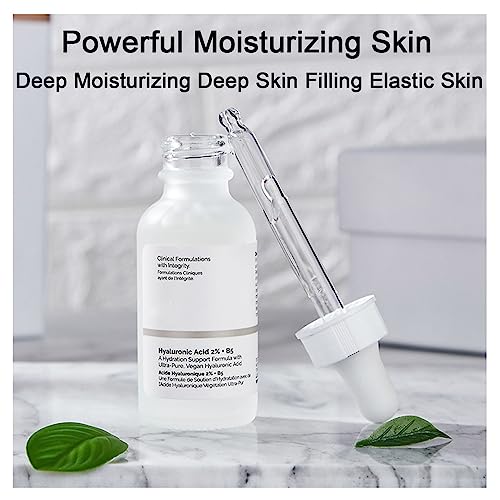 Hyaluronic Acid 2% + B5,Face Moisturiser,Hyaluronic Acid For Face Hydrated,Hyaluronic Acid Serum for Face to Plump and Smooth Skin ,Face Serum fo
