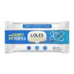 LOLE'S XL Body Wipes - Cleansing, Hydrating & Rinse Free - Extra Large Soft & Wet Body Wipes for Adults, Daily Use & Immobile - No Harsh Chemical