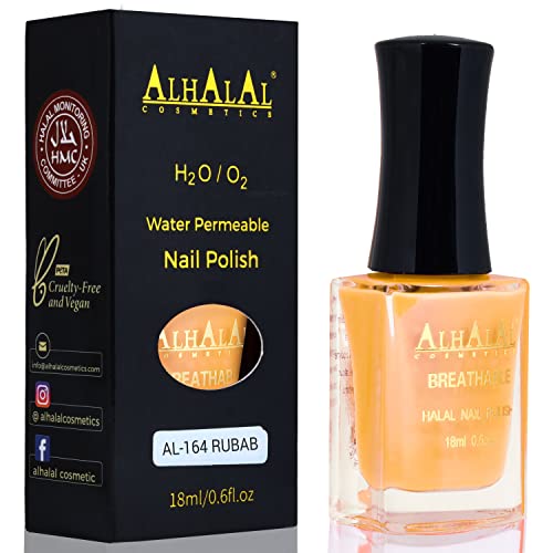 Halal Nail Polish - Nail Varnish Polish Soak Off Gel Nail Paint Art Polish - Water Permeable Red White Nail Enamel- Glossy Halal Gel Nail Polish