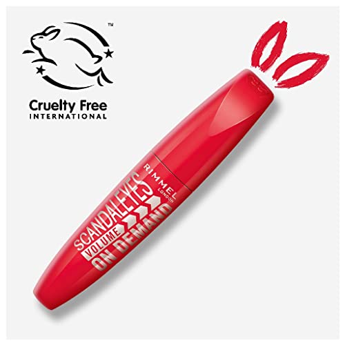 Rimmel London Scandaleyes Volume On Demand Buildable Mascara, Black, 12 ml