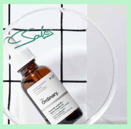 The Ordinary Original Ascorbic acid 8% + Alpha Arbutin 2% | 30ml | highlighter serum for uneven skin tones | cloud. salts