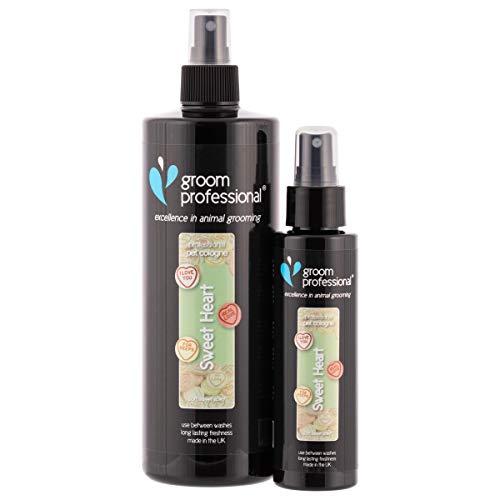 Groom Professional Sweet Hearts Pet Cologne, Excellence in Animal Grooming, Dog Cologne with a Sugary Sweet Scent, Great for Use Between Washes,