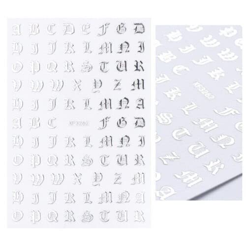 Nail Jewels 3D Nail Art Stickers Decals (Green Aztec)