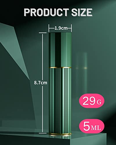 BRARIOS Perfume Atomiser Refillable, Travel Size Portable Atomiser Spray,Mini Empty Perfume Bottle,Leak Proof Cologne Dispenser for Women and Men